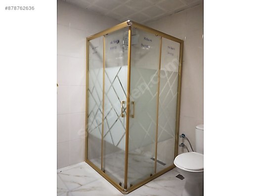 GOLD SERİSİ 6MM TEMPERLİ CAM METAL TEKER SÜPERLÜX DUŞAKABİN on