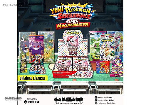 EN ÇOK ARANAN POKEMON KARTLARI MAĞZALARIMIZDA sahibinden.comda