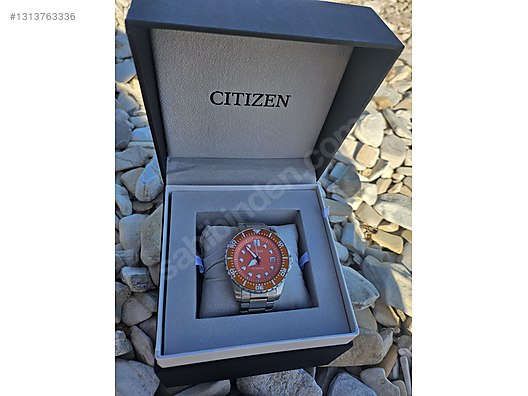 Citizen / Citizen NJ0128-80X Otomatik Turuncu Kadran Çok Temiz on