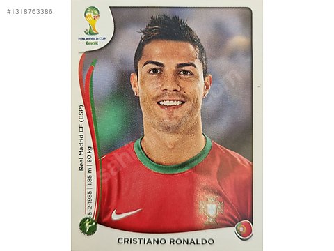 Cristiano Ronaldo World Cup 2014 Panini Sticker - Çıkartma ve