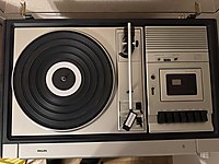 Philips 972 plak çalar tamamen orijinal çiziksiz