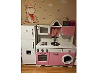 Ahşap çocuk oyun mutfağı