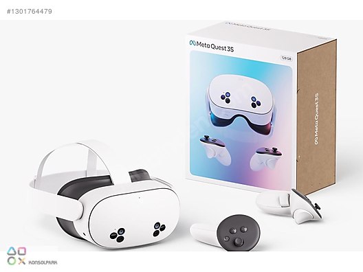 META QUEST 3S 128GB -SIFIR-KAPALI KUTU-HEMEN TESLİM-KONSOLPARK