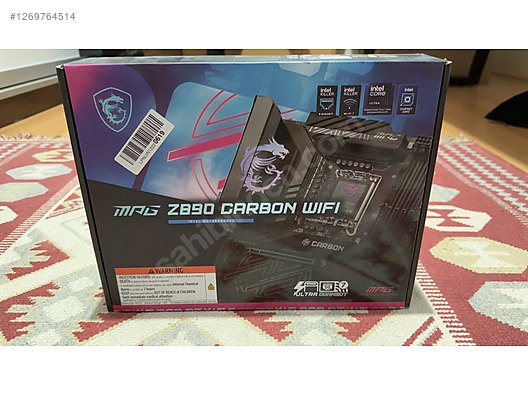 MSI MPG Z890 CARBON WIFI INTEL SOKET 1851 DDR5 ANAKART (SIFIR) - Anakart ve Tüm Masaüstü Bilgisayar Parçaları sahibinden.com'da