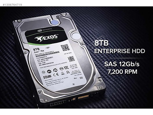 SEAGATE EXOS 7E8 8TB SAS 7200RPM Enterprise HDD ST8000NM001A