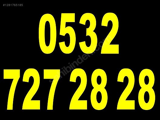 İkinci El ve Sıfır Alışveriş / Cep Telefonu & Aksesuar / Numara / Turkcell