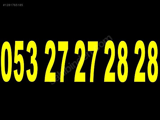 İkinci El ve Sıfır Alışveriş / Cep Telefonu & Aksesuar / Numara / Turkcell