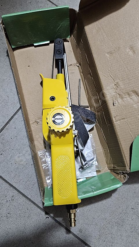 Havalı şerit zımpara