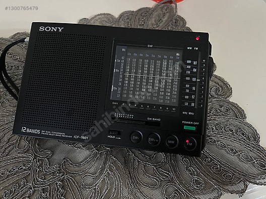 Sony Analog Portatif Radyo - SONY ICF- 7601 ÖRJİNAL JAPAN MENŞELİ