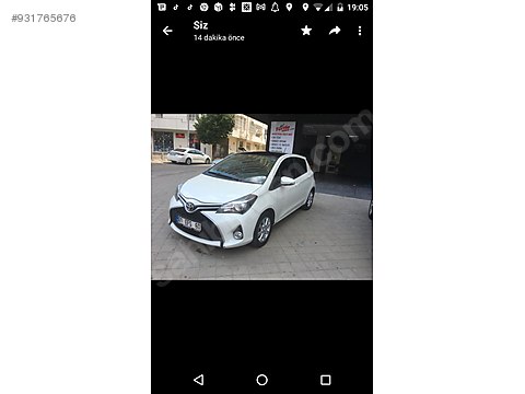 toyota yaris 1 33 style skypack cok acil toyota yaris 2016 at sahibinden com 931765676