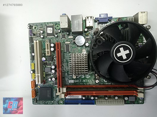 ECS G41T-M7 ANAKART QUAD 8200 İŞLEMCİ+FAN - Anakart ve Tüm Masaüstü Bilgisayar Parçaları sahibinden.com'da
