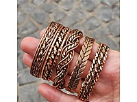 İşlemeli Bakır Bileklik