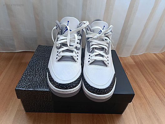 Jordan 3 racer blue 46 - Erkek Spor Ayakkabı Modelleri