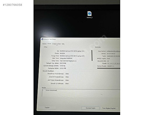 Intel Core i9 Dell Oyuncu Laptop