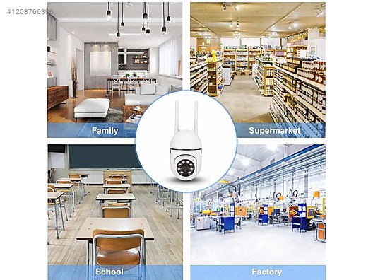 WiFi Kablosuz HD Güvenlik Kamerası Uzaktan Erişimli Gece Görüş - Kablolu Dome Kamera Güvenlik Kamerası sahibinden.com'da
