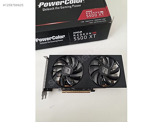 PowerColor RX 5500 XT 8GB Orijinal Kutulu, Tertemiz, Sorunsuz ...