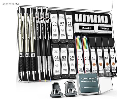 Four Candies 25PCS Sanat Mekanik Kurşun Kalem Seti - Kalem Seti