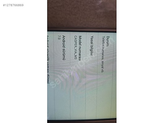 İkinci El ve Sıfır Alışveriş / Cep Telefonu & Aksesuar / Cep Telefonu / Casper / VIA M3