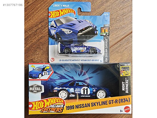 Hot Wheels LBWK Nissan Skyline GTR R35 ve R34 on sahibinden.com