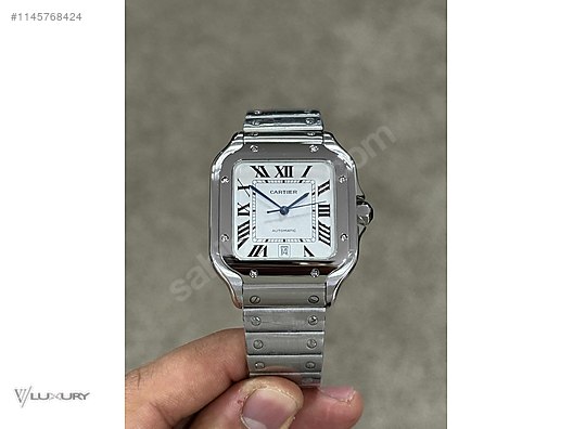 Cartier Cartier Santos elik Beyaz Super Clone Eta Saat