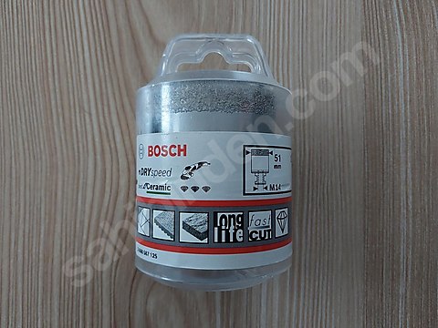 Bosch Seramik İçin Kuru Elmas Delici 51*35 mm Panç 2608587125