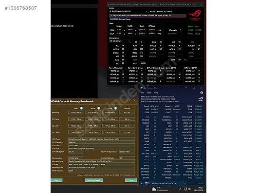 G.Skill 64GB(2x32) Trident Z5 Neo RGB 6000Mhz CL26 DDR5 Expo Ram