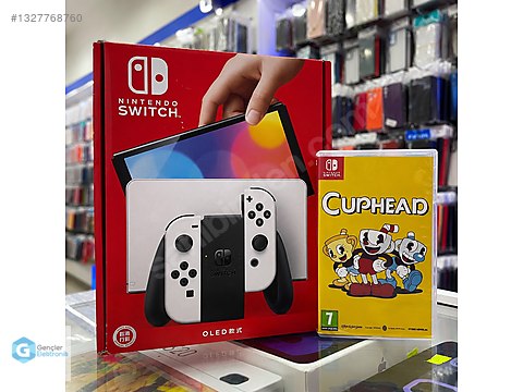 Nintendo Switch Oled SIFIR - Cuphead - Takas Olur - KURYE !! on