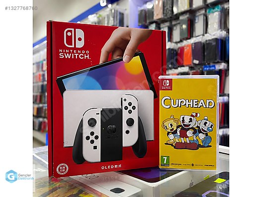 Nintendo Switch Oled SIFIR - Cuphead - Takas Olur - KURYE !! on