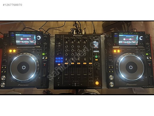 Sıfırdan farksız 2 adet CDJ 2000 Nexus + DJM 900 Nexus Mixer on
