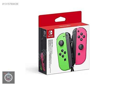 NINTENDO SWITCH JOY-CON YEŞİL-PEMBE SIFIR=4,999 TL - Kablosuz