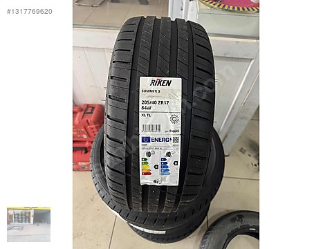 205/40/17 RİKEN MİCHELİN ÜRETİMİ sahibinden.comda - 1317769620