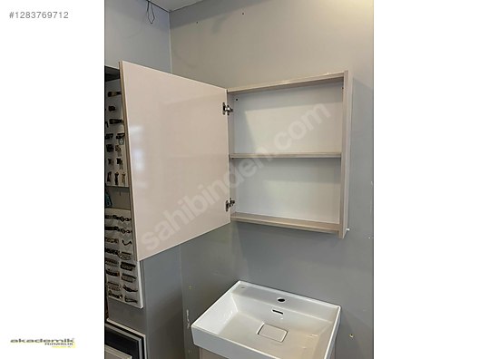 BANYO DOLABI - 60 CM - AYNALI DOLAPLI - KOMPLE TAKIM ! - Banyo Dolabı ve Yapı Malzemeleri sahibinden.com'da