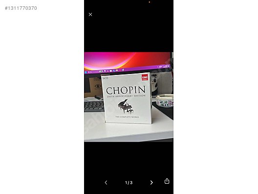 Chopin 200 yıl özel koleksiyonu cd seti - Müzik CD leri