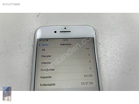Apple / iPhone 8 / İPHONE 8 GRİ RENK 64 GB PİL 100 HATASIZ