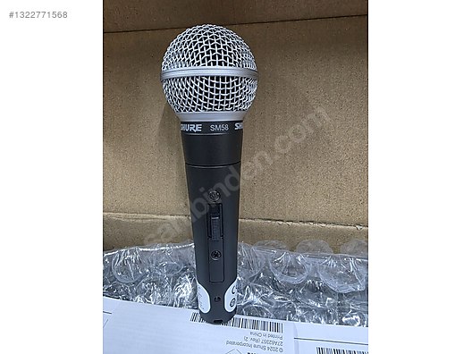 SHURE SM58 KABLOLU MİKROFON ORJİNAL ÜRÜN KAPALI KUTU sahibinden