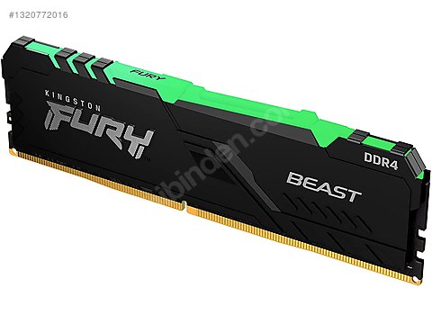 Kingston Fury Beast RGB 16GB DDR4 3200MHz CL16 (Sorunsuz