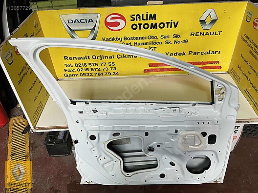 RENAULT MEGANE 4 ÇIKMA ORJİNAL SOL ÖN KAPI 801013672R - İlan ve