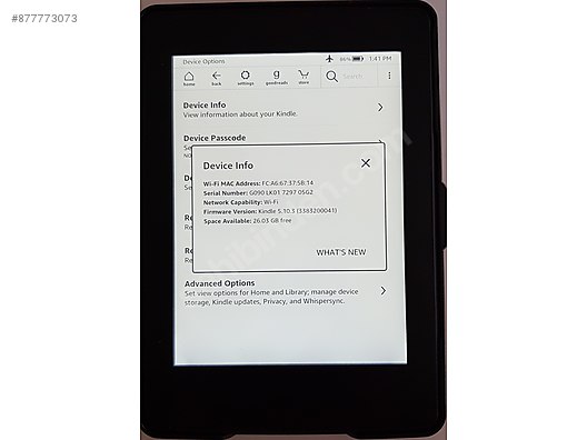 Amazon Kindle Paperwhite 3 Kilif 32 Gb Ozel Bir Urundur At Sahibinden Com