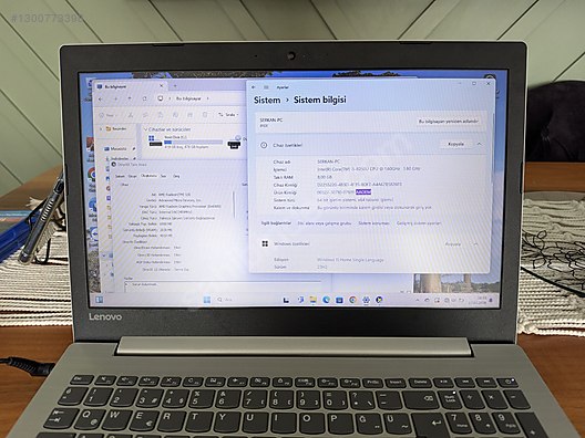 Lenovo / Lenovo Ideapad 330 i5 8250u R530 2GB VRAM 8GB RAM 512GB