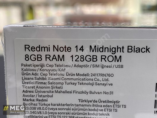 Used & Brand New Items / Cell Phones & Accessories / Cell Phones / Xiaomi / Redmi Note 14