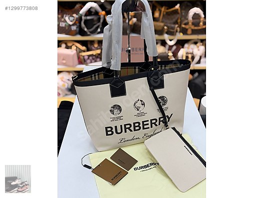 BURBERRY Reversible Tote Bag İthal ürün - Burberry El Çantası