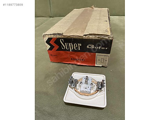 Bufer elektrik anahtarı 1 koli - Anahtar & Buton ve Yapı Malzemeleri sahibinden.com'da