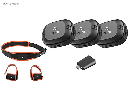 3 HTC Vive Ultimate Tracker + Dongle + Straps sahibinden.comda