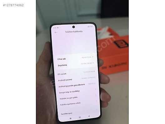 İkinci El ve Sıfır Alışveriş / Cep Telefonu & Aksesuar / Cep Telefonu / Xiaomi / 12 Lite