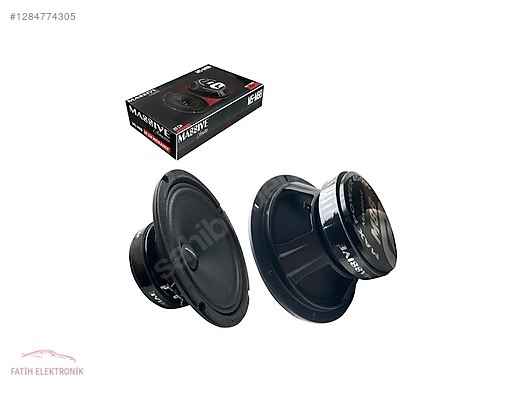 Hoparlör / Midrange / MASSİVE MS-M8B 20 CM MİDRANGE 400 WATT