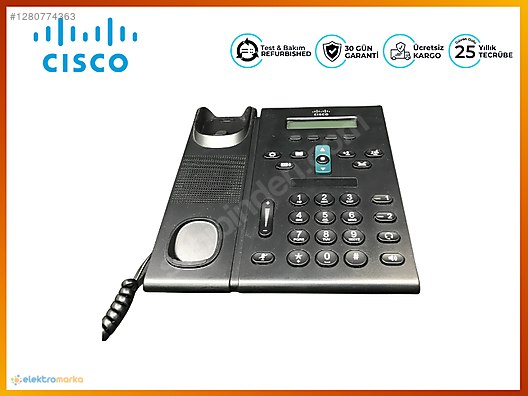CISCO 6921 CP-6921-C-K9 WIRED IP PHONE sahibinden.comda - 1280774363