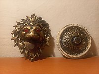 ASLANBAŞ ESKİ ÜRETİM KAPI ZİL BUTONU #1276774579