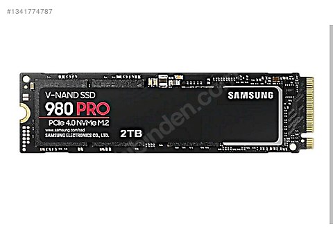 【中古】SAMSUNG 980 PRO SSD 2TB 本体のみ 3 Samsung 980 PRO 2TB PCIe 4.0 NVMe M.2 SSD %98 Sağlık on sahibinden