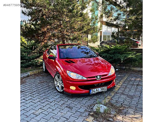 peugeot 206 1 6 1 6 cc otomatik acilir tavan otomatik vites rc gorunum ekstrali redfish at sahibinden com 946775959