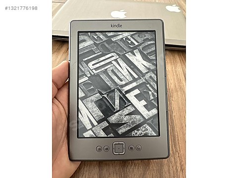 Kindle グレー 本体 Kindle model No: D01100 - Amazon Kindle Kitap Elektroniği